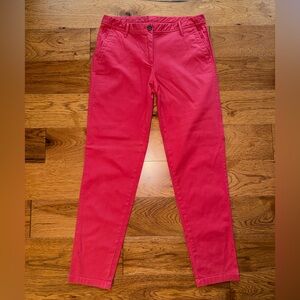 Talbots girlfriend chino salmon colored pants size 2